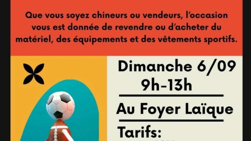 braderie des sportifs